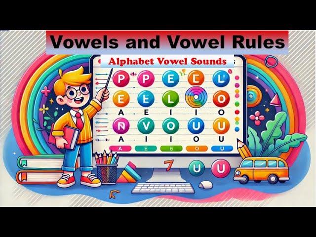 Vowels and Vowel Rules | LEARNING AMERICAN ENGLISH PRONUNCIATION AND LISTENING COMPREHENSION