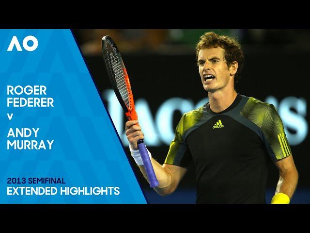 Roger Federer v Andy Murray Extended Highlights | Australian Open 2013 Semifinal