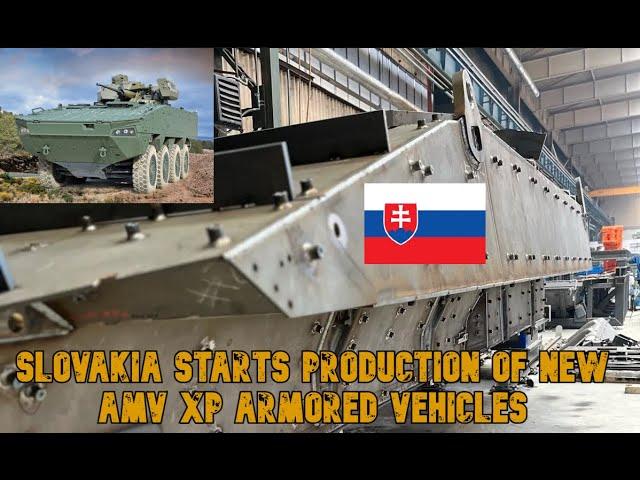 Slovakia starts production of new AMV XP armored vehicles