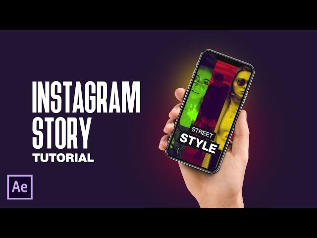 Instagram Story Animation in After Effects - After Effects Tutorial
