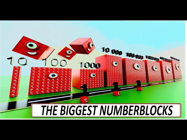 The biggest Numberblocks ! Counting (1to 1000000000000000000000).