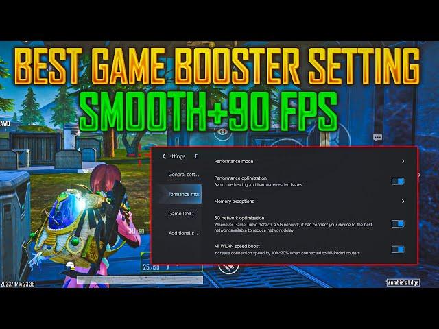 Best Game Booster Setting | Game Booster For Android And Redmi K50i