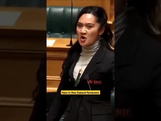 Maori Haka In New Zealand Parliament | Hana-Rawhiti Maipi-Clarke