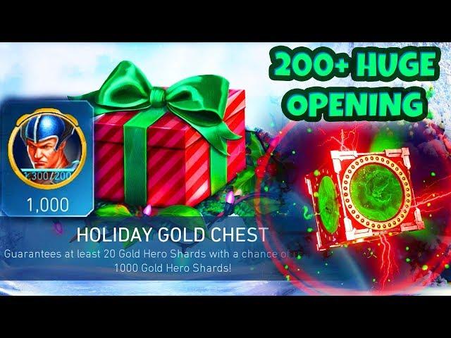 Injustice 2 Mobile. Holiday Gold Chest HUGE OPENING. I GOT 1000 SHARDS!!!