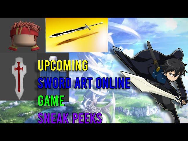 NEW UPCOMING SWORD ART ONLINE GAME ON ROBLOX SNEAK PEEKS | Blades Of Aincrad