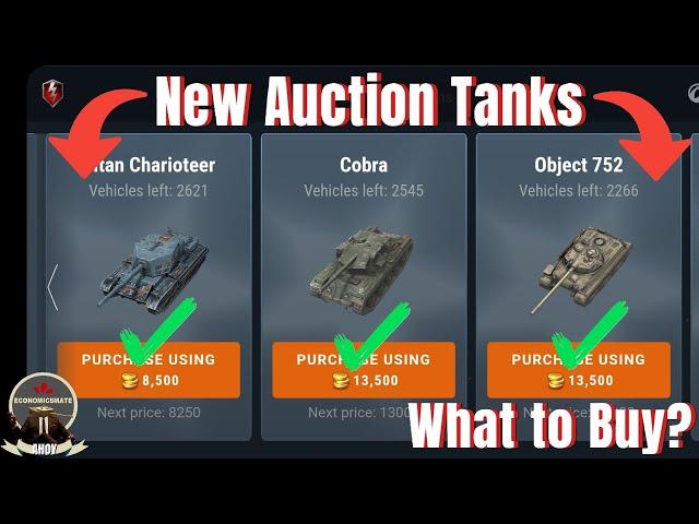 NEW BLITZ AUCTION TANKS IN WOTB! WHICH TO BUY?