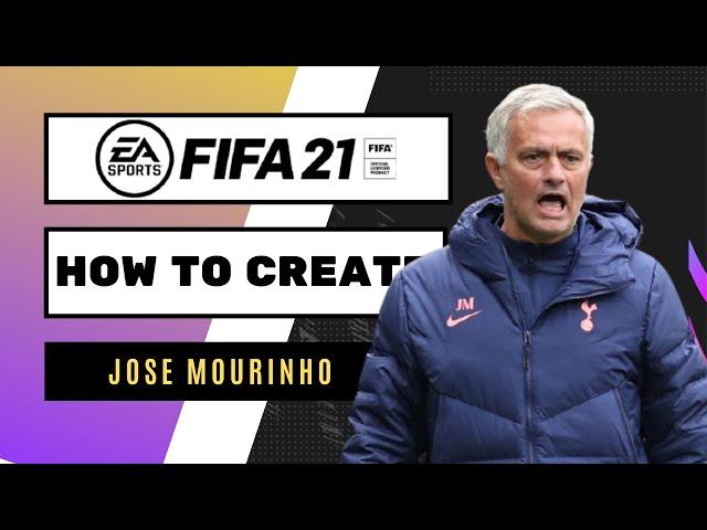 How to Create Jose Mourinho - FIFA 21 Lookalike for Career Mode