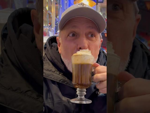 First time trying Irish coffee! ️