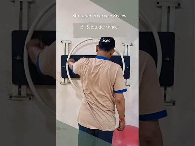 Shoulder Wheel Exercises ##shoulderexerciseseries #drkinjalpt #physioshorts @DrKinjalParmarPT