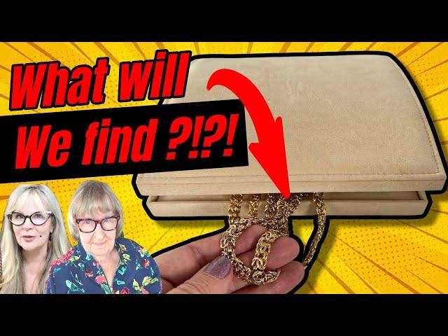 Found REAL GOLD! Vintage Jewelry Mystery Unboxing