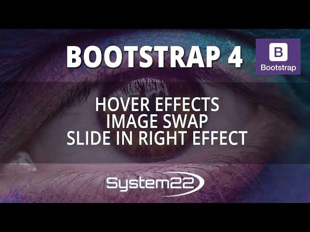 Bootstrap 4 Hover Effects Image Swap Slide In Right Effect 