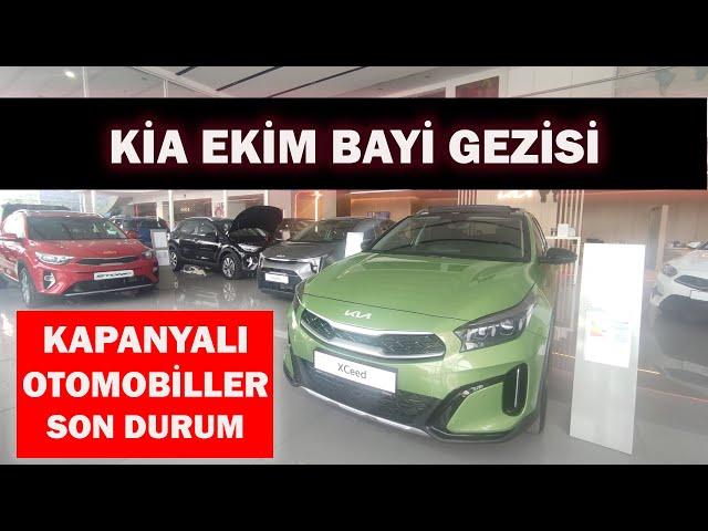 KİA EKİM BAYİ GEZİSİ|ELLERİNDE KAMYANYALI ARAÇLAR VARMI SON DURUM