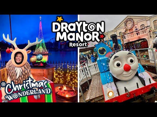 Drayton Manor Christmas Wonderland Vlog 2024