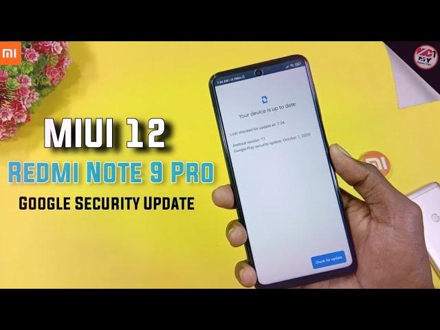 Google Security Update Redmi Note 9 Pro | MCT