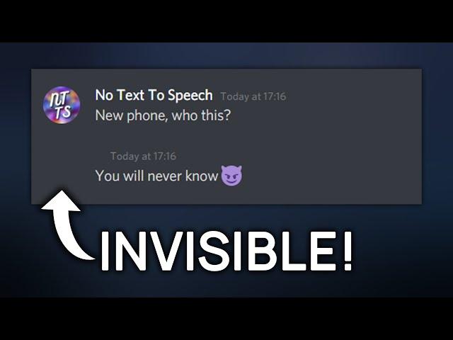 How to have an Invisible Discord Profile