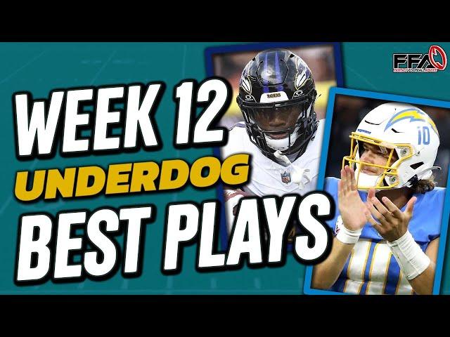 The Best Underdog Picks in Week 12! | 2024 Fantasy Football Advice