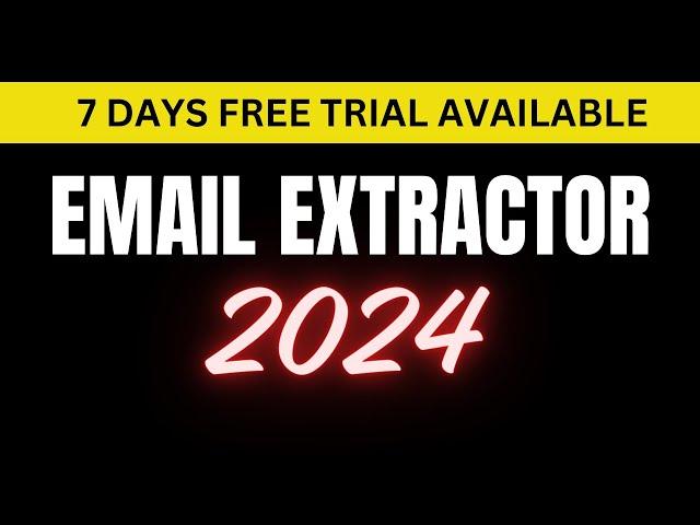 Free Email Extractor Software 2024