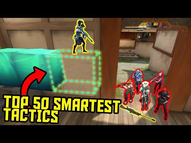 TOP 50 SMARTEST VALORANT PLAYS OF ALL TIME