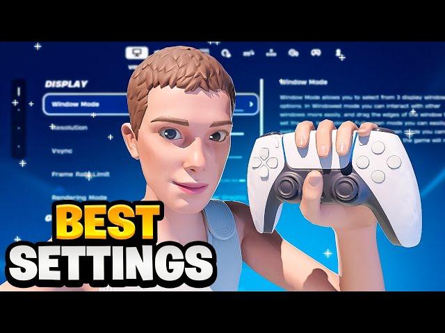 *NEW* Best Controller Settings + Sensitivity For Fortnite Chapter 6! (PS4/PS5/XBOX/PC)