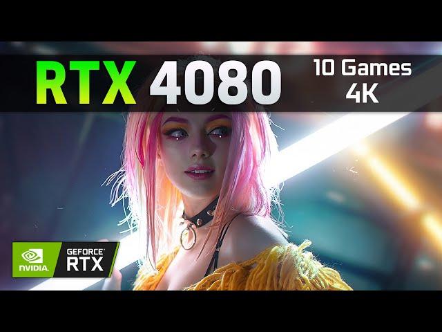 RTX 4080  + 13900k | 10 Games FPS Tested at 4k In 2022