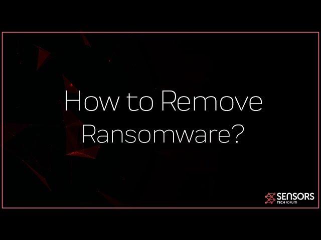 How to Remove a Ransomware Virus [Windows]