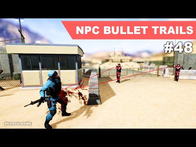 Unreal Third person Shooter #48 - Enemy Bullet Trails