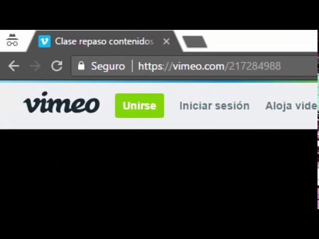 Descargar videos de VIMEO privados con contraseña