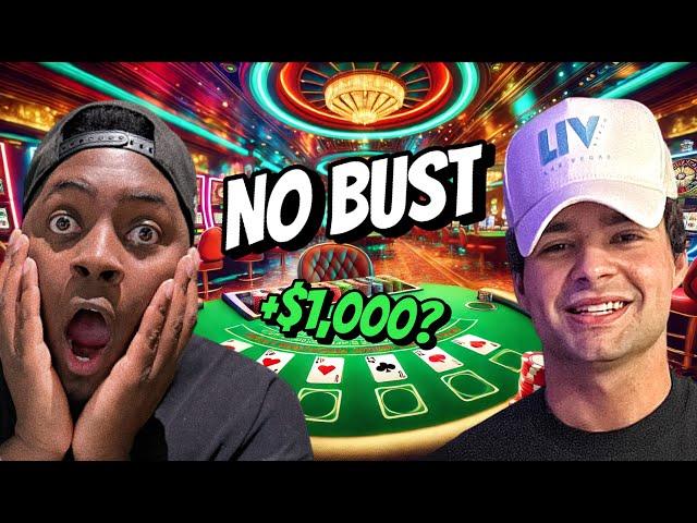 We Tried The "No Bust" Strategy On Blackjack, Here's What Happened