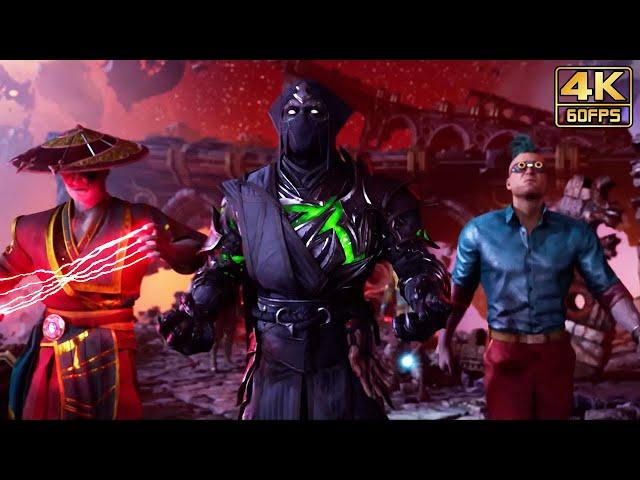 Mortal Kombat 1 - NOOB SAIBOT Gameplay Trailer @ 4K 60ᶠᵖˢ 