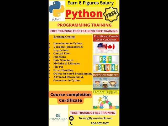  Python Course overview| Guru Schools IT Training & Consulting