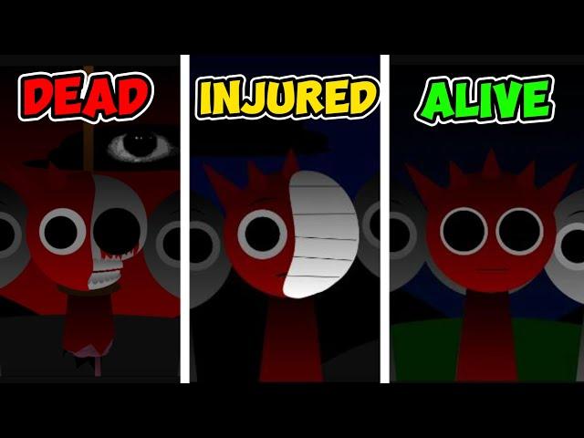 Incredibox Sprunki DEAD Versions Vs INJURED Versions Vs ALIVE Versions