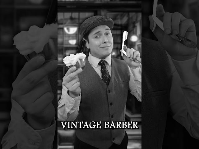 1950’s Authentic Haircut & Shave  | #ASMR
