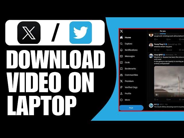 How to Download a Video From X Twitter on Laptop (2024) | Download Video From Twitter