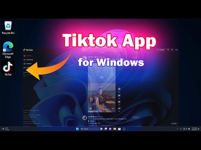 HOW TO INSTALL TIKTOK APP FOR WINDOWS