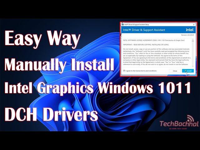 Manually Install DCH Intel Graphics In Windows - How To