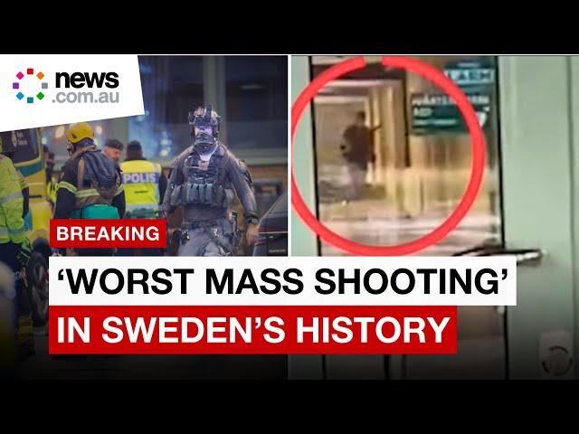 Multiple dead and injured in 'worst mass shooting' in Sweden's history