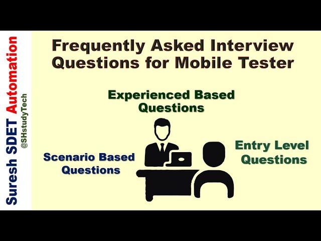 Frequently Asked Mobile Testing Interview Questions | Entry Level | Scenario & Experienced Question