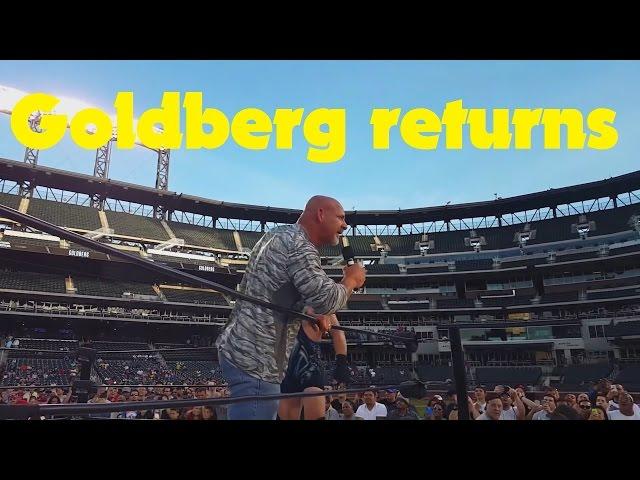 Goldberg returns (Legends of Wrestling 2015)