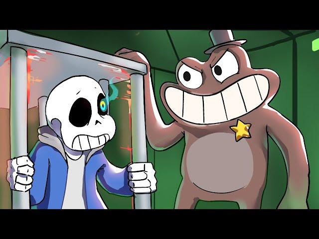 SANS is CAPTURED by SHERIFF TOADSTER?! (Garten of BanBan 4 Animation)