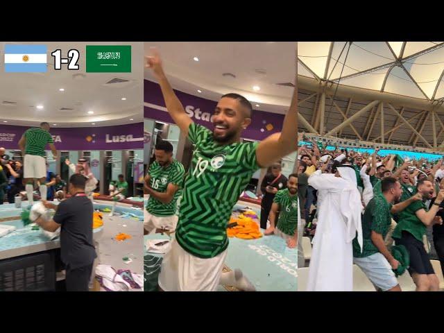 Saudi Arabia Players And Fans Crazy Celebrations After Winning Against Argentina In The World Cup