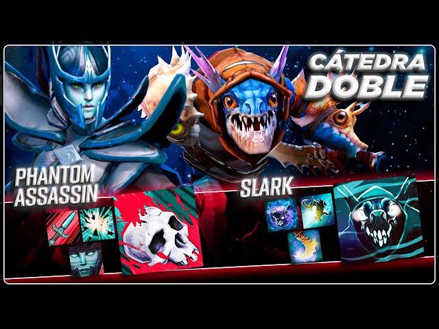 PHANTOM ASSASIN y SLARK ''ESTOS CARRYS HACEN MILAGROS EN TEAM FIGHTS'' #CÁTEDRA