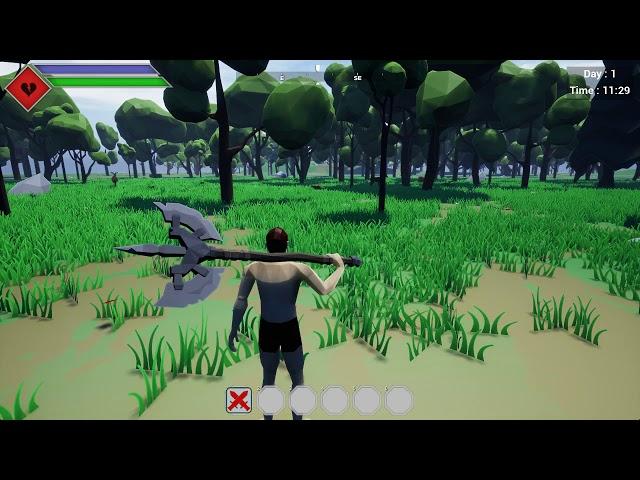 Re.Poly Pre Alpha footage:  Two handed weapons