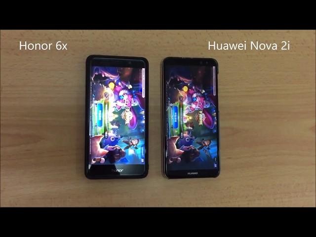 Huawei Nova 2i (Mate 10 lite, honor 9i) vs Honor 6x - Speed Test