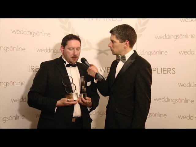 weddingsonline Awards 2014 - Jonathan Casey from The Best men, Wedding Band of the Year