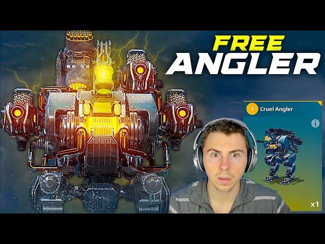 Pixonic Just Gave Everyone A FREE Angler... Most Powerful META Angler Ever Made | War Robots