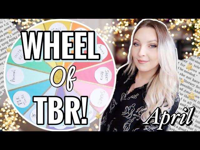 Wheel of TBR!  Books I'm reading in April 2021  TBR Game #Elderlingalong​ #WitchlandsAlong