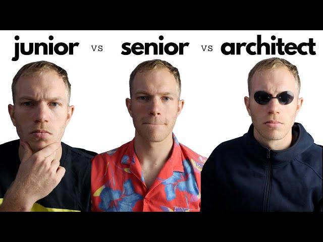 Junior Dev vs Senior Engineer vs Architect