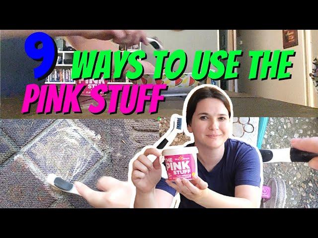 9 WAYS TO USE THE PINK STUFF ::  PINK STUFF CLEANING HACKS  ( TIKTOK ) |  MIRACLE CLEANING PASTE