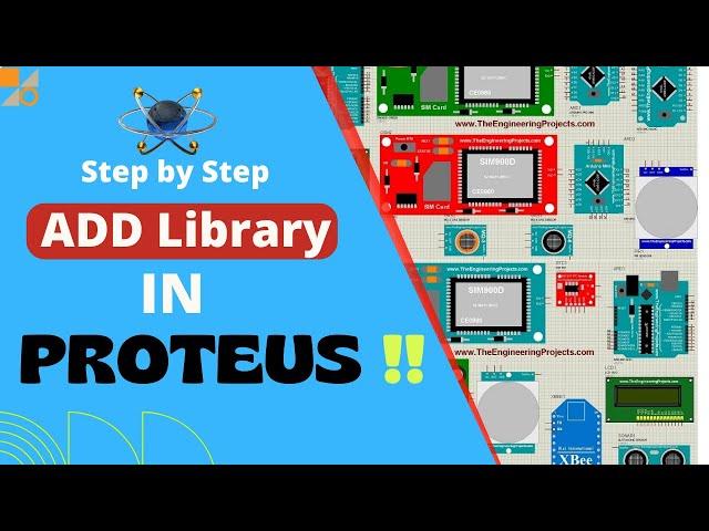 How to add library in proteus 8 professional