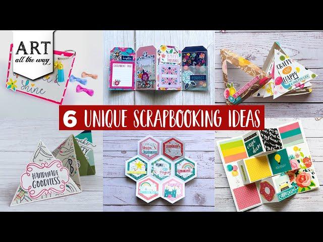 6 Unique Scrapbooking Ideas | Creative Card Ideas | Scrapbook Design Inspirations | Doodling | DIY